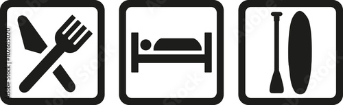 Stand up paddling and eat sleep