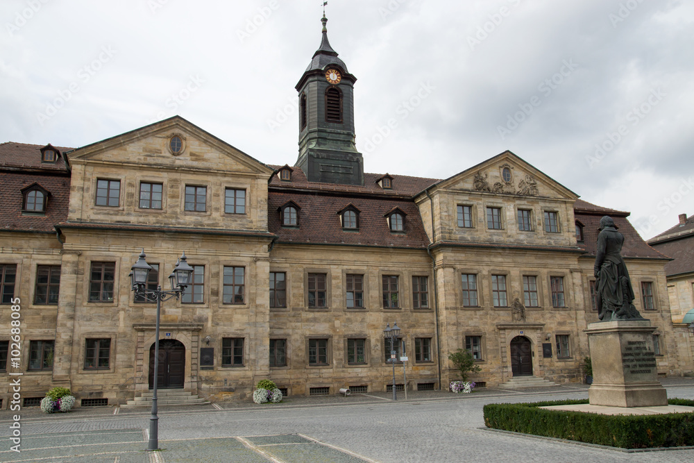 Fototapeta premium Gymnasium Ernestinum in Bayreuth, Oberfranken