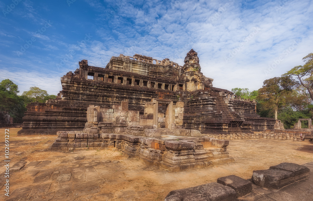 SIEM REAP, CAMBODIA. The Baphuon is a temple at Angkor Thom