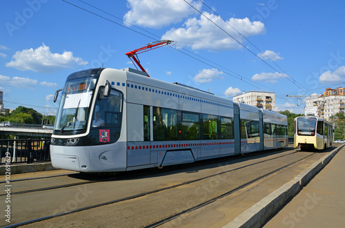 Новый трамвай в Москве