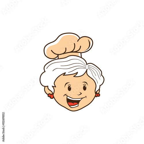 grandma chef cartoon