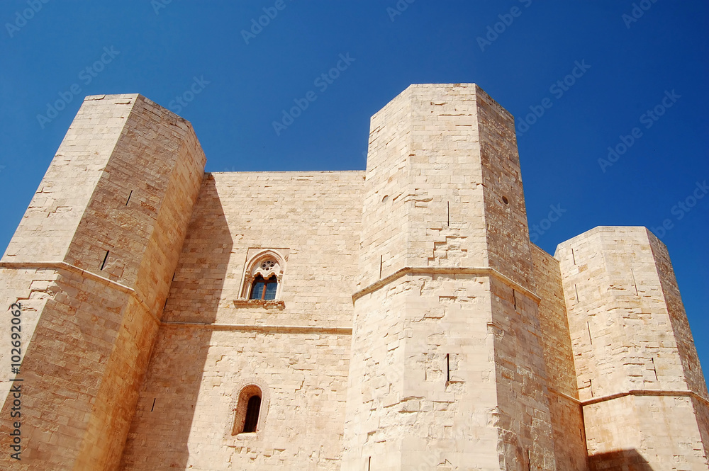 The Castle of Frederick II at Castel del Monte in Puglia Italy n