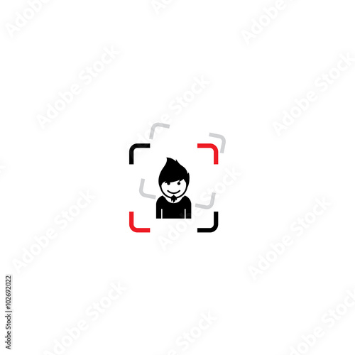 man chat logo template