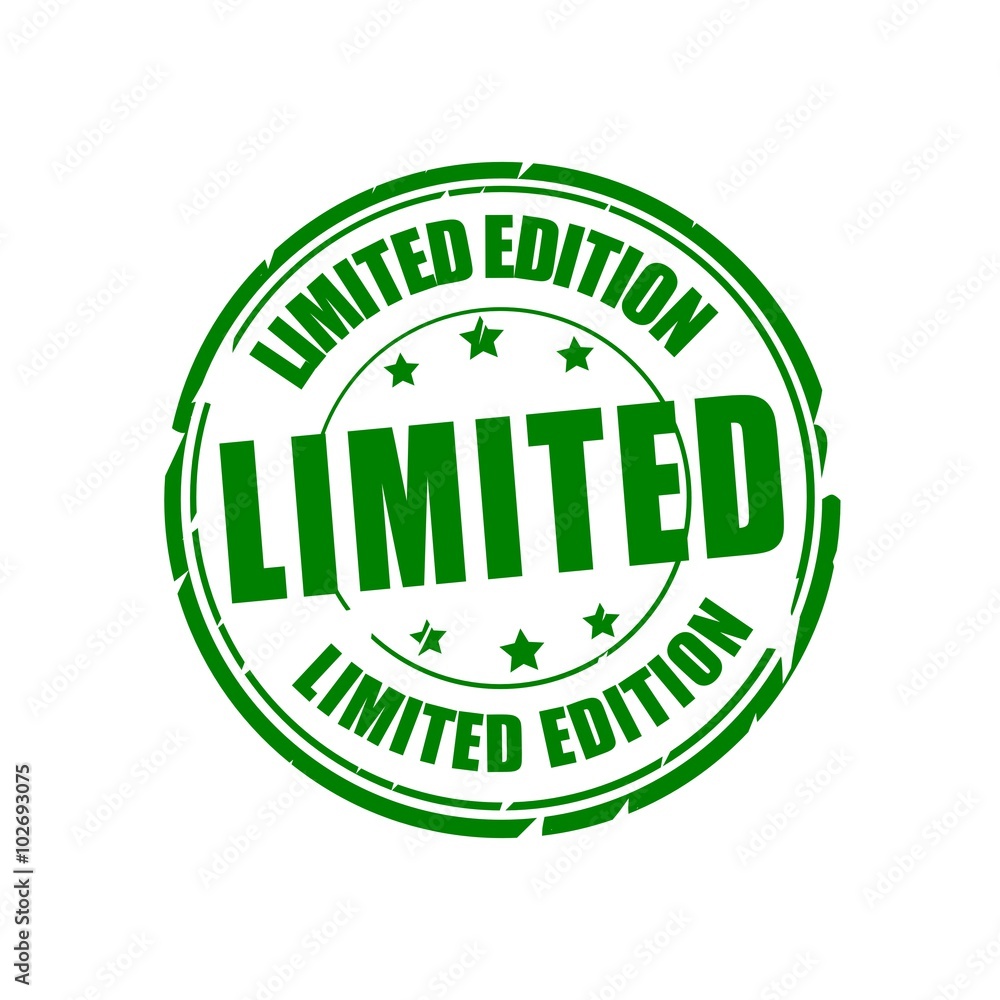 Limited edition vector stamp Limited edition vector stamp