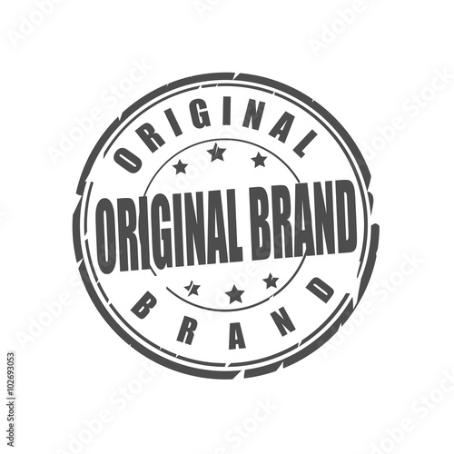 Original brand vector stamp