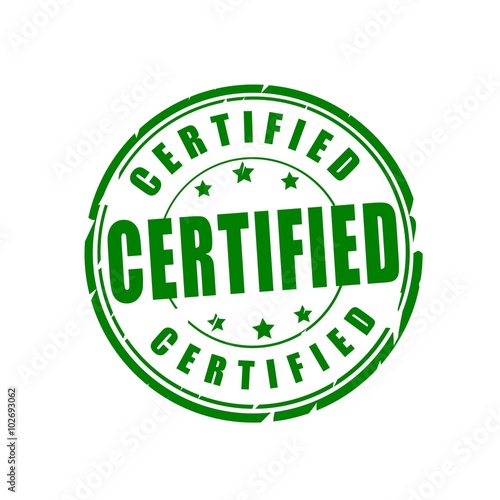 Certified vector stamp