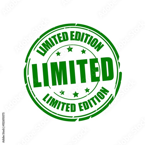 Limited edition vector stamp