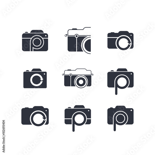 photography theme logotype