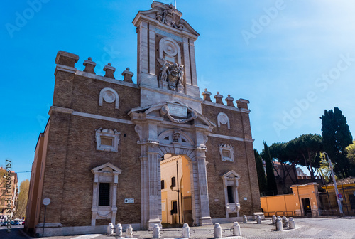 Porte Pia in Rome,Italy photo