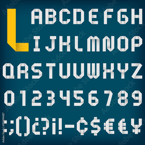 folded paper type