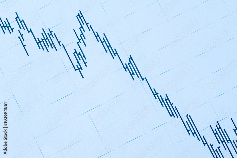 Naklejka premium financial study
