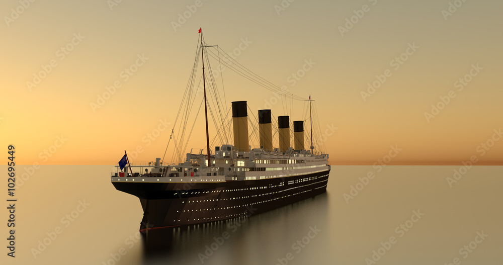 Titanic Sundown 4K Shot 2