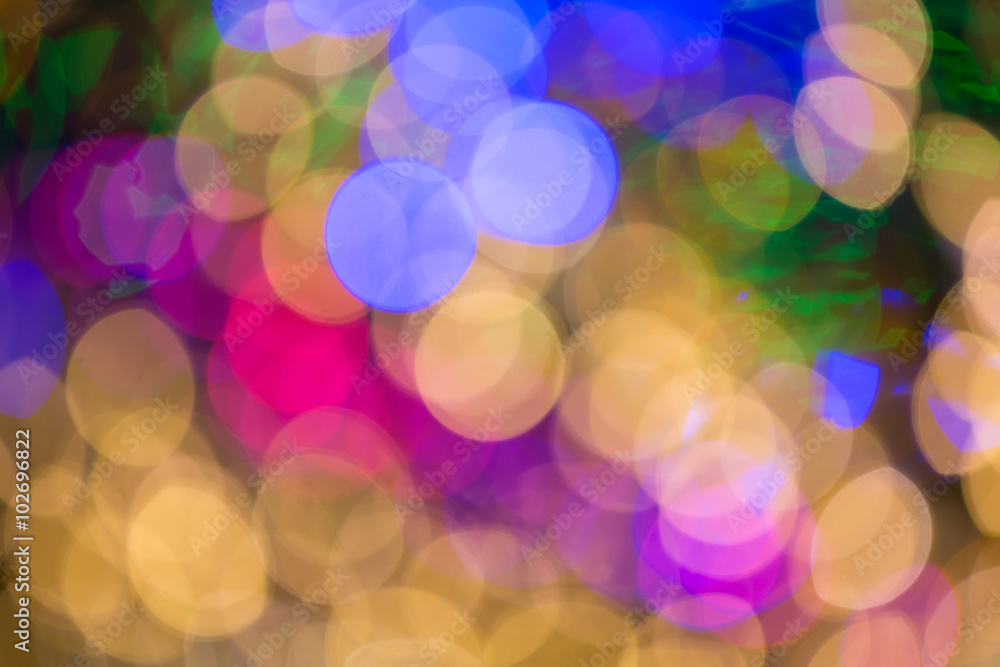 Natural bokeh lights, abstract background Natural bokeh lights, abstract background