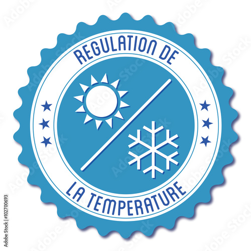 Logo régulation de la température.