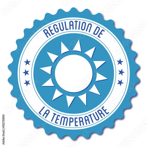 Logo régulation de la température.