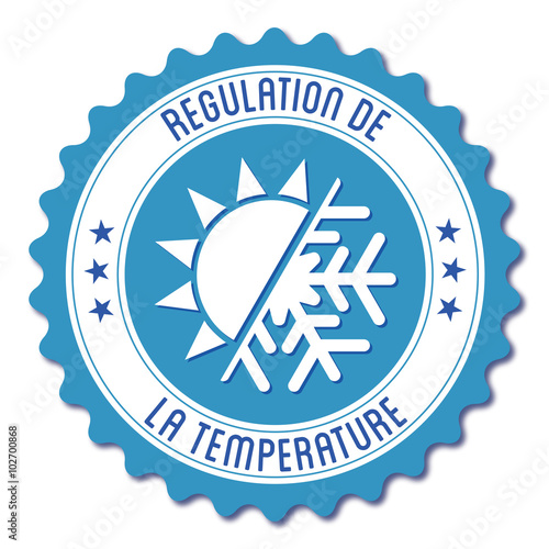 Logo régulation de la température.