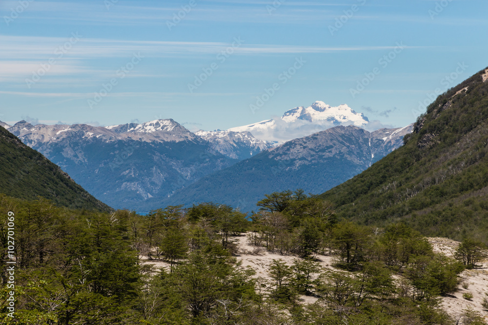 mountain range in Nahuel Huapi National Park