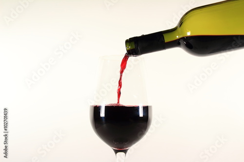 Ein Glas Rotwein