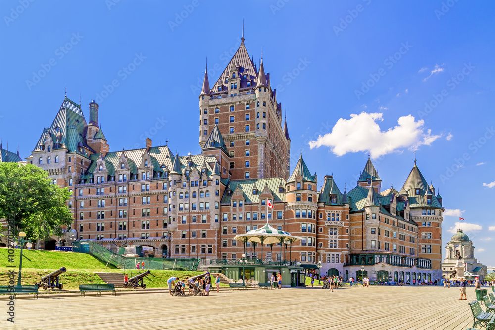 Chateau Frontenac in Old Quebec City, Canada.