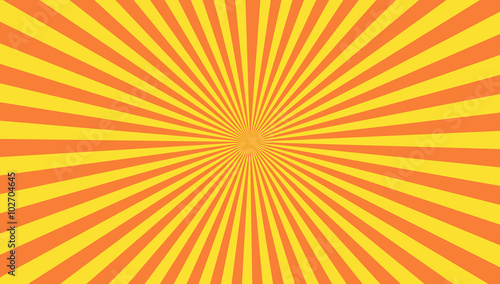 yellow and orange starburst background