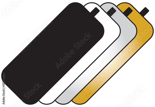Photo-reflectors with four basic shades