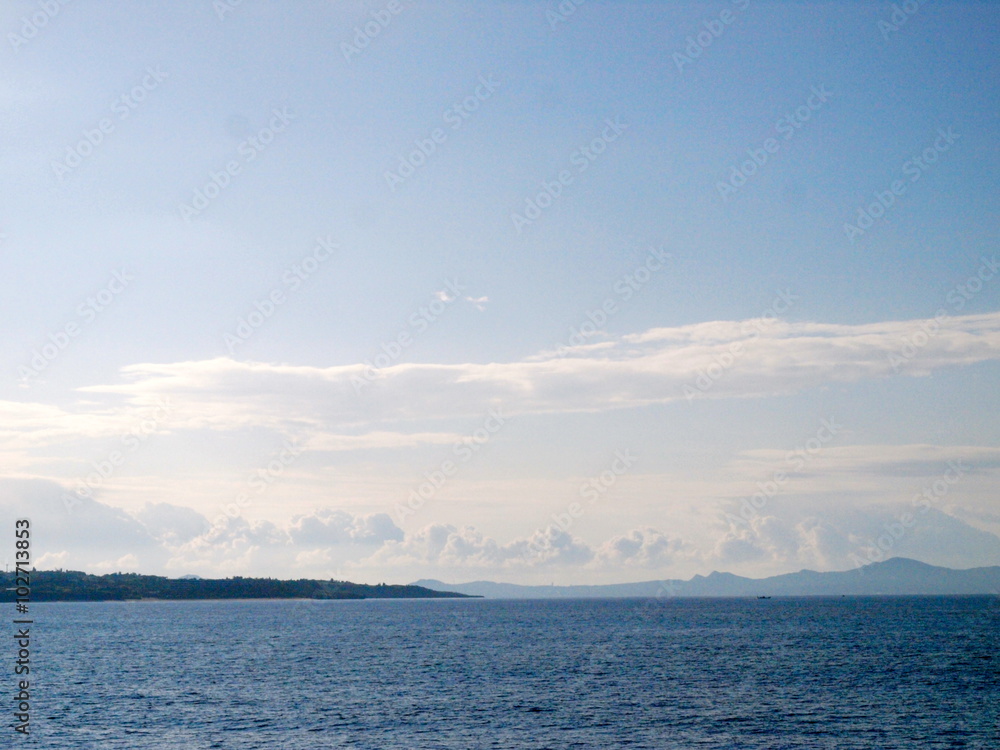 Seascape from ferry“Gusuku”,Iejima/Okinawa Seascape from ferry“Gusuku”,Iejima/Okinawa