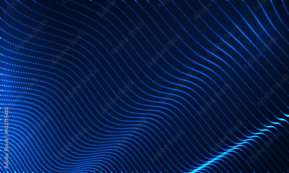 3D illuminated abstract digital wave 3D illuminated abstract digital wave