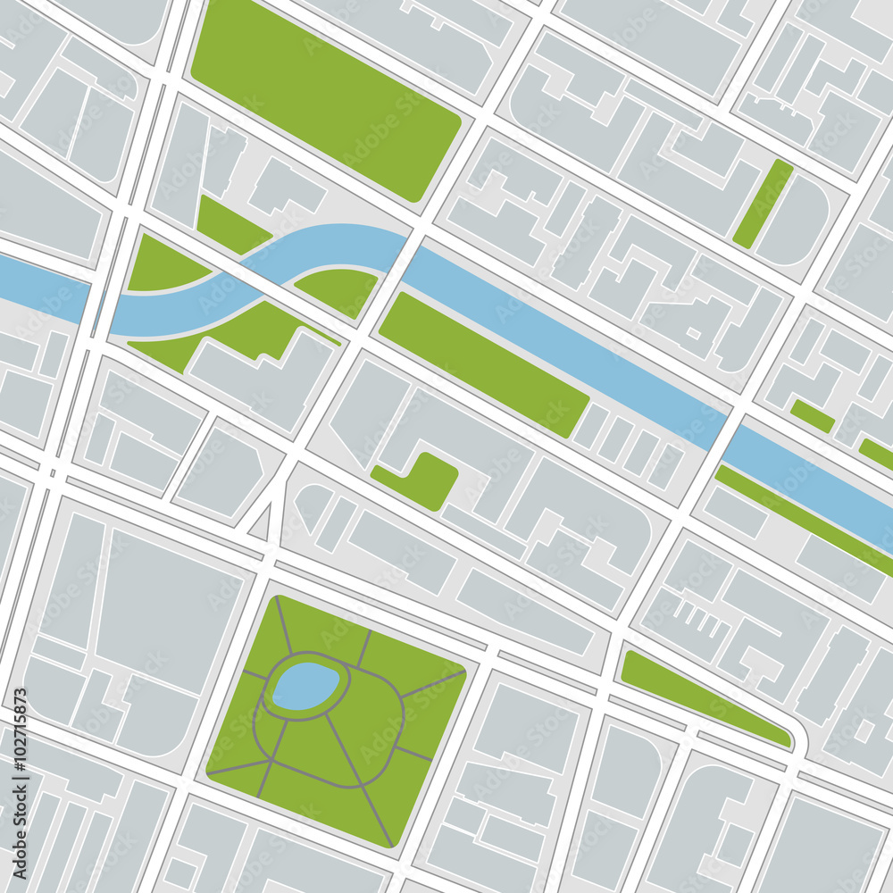 city map. vector illustration 
