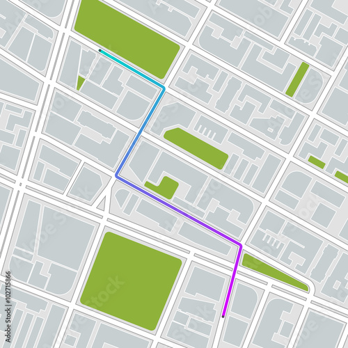city map. vector illustration 