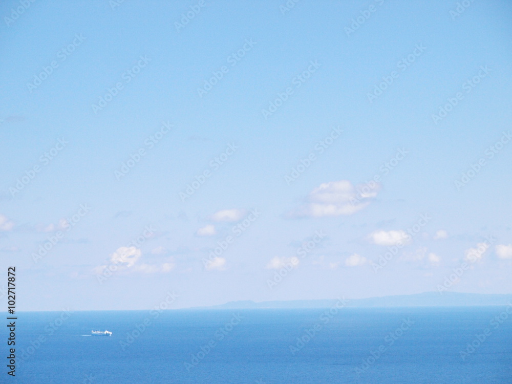 Seascape from Mt.Gusuku,Iejima/Okinawa Seascape from Mt.Gusuku,Iejima/Okinawa