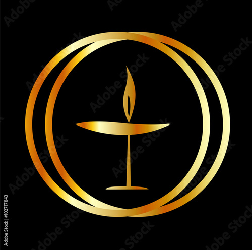 The Flaming Chalice- the symbol of Unitarianism and Unitarian Universalism