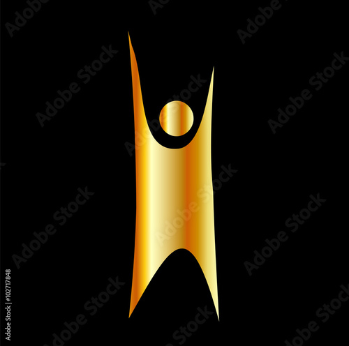 Golden symbol of Humanism