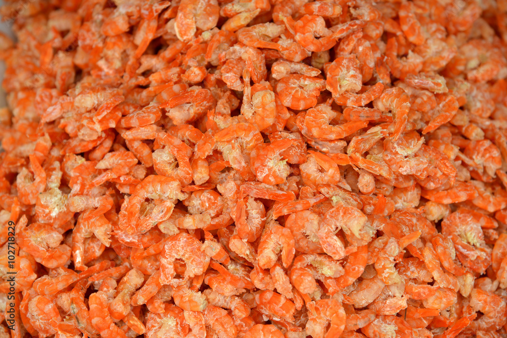 Background Dry Salted Prawn Background Dry Salted Prawn