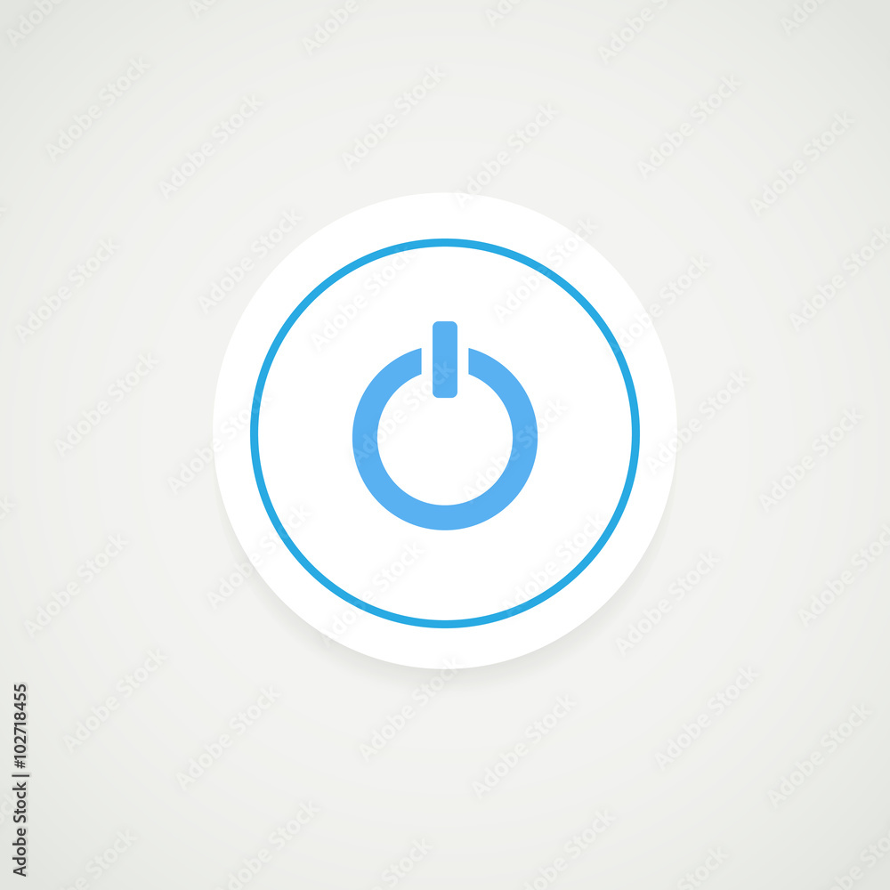 Power button. Vector Power button. Vector