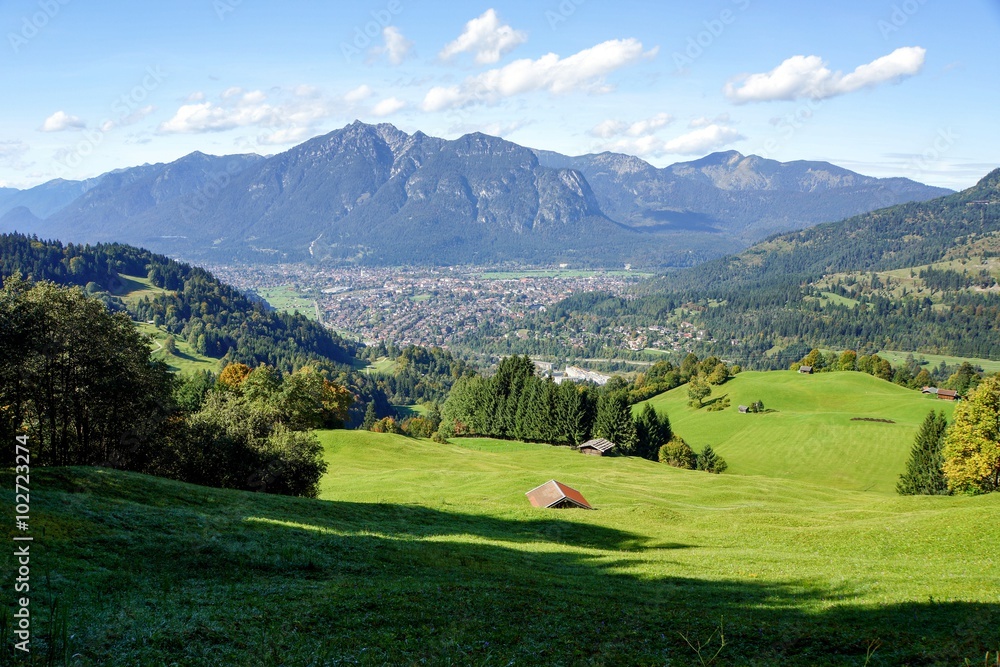View on Garmisch