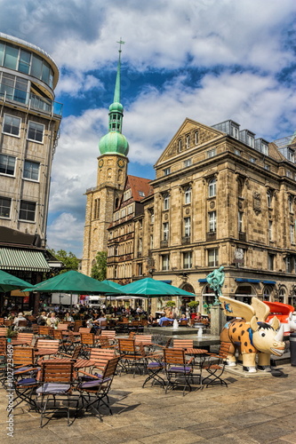 Obraz na płótnie Dortmund Alter Markt w salonie