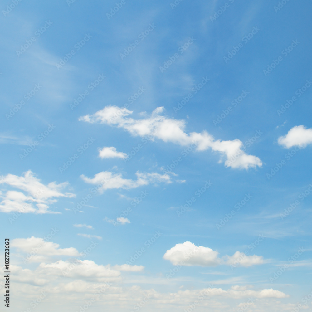 white fluffy clouds