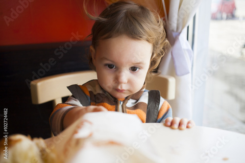 Portrait of a little boy.