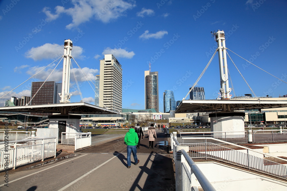 Fototapeta premium View from the footbridge