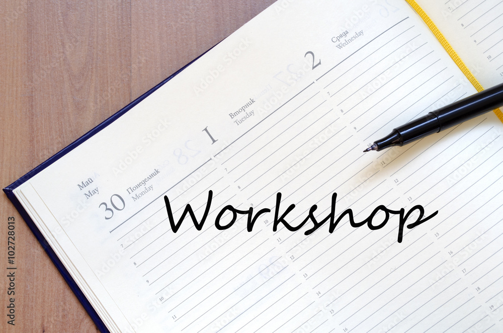 Workshop write on notebook Workshop write on notebook