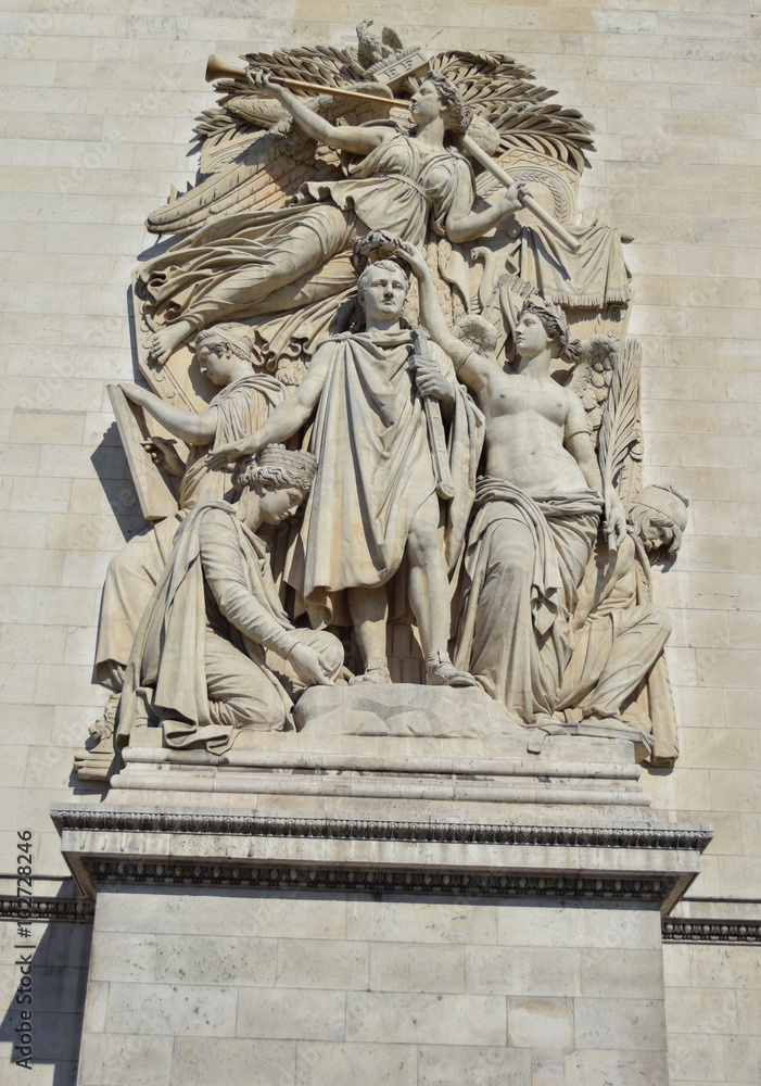 Obraz premium Arc de Triomphe sculpture