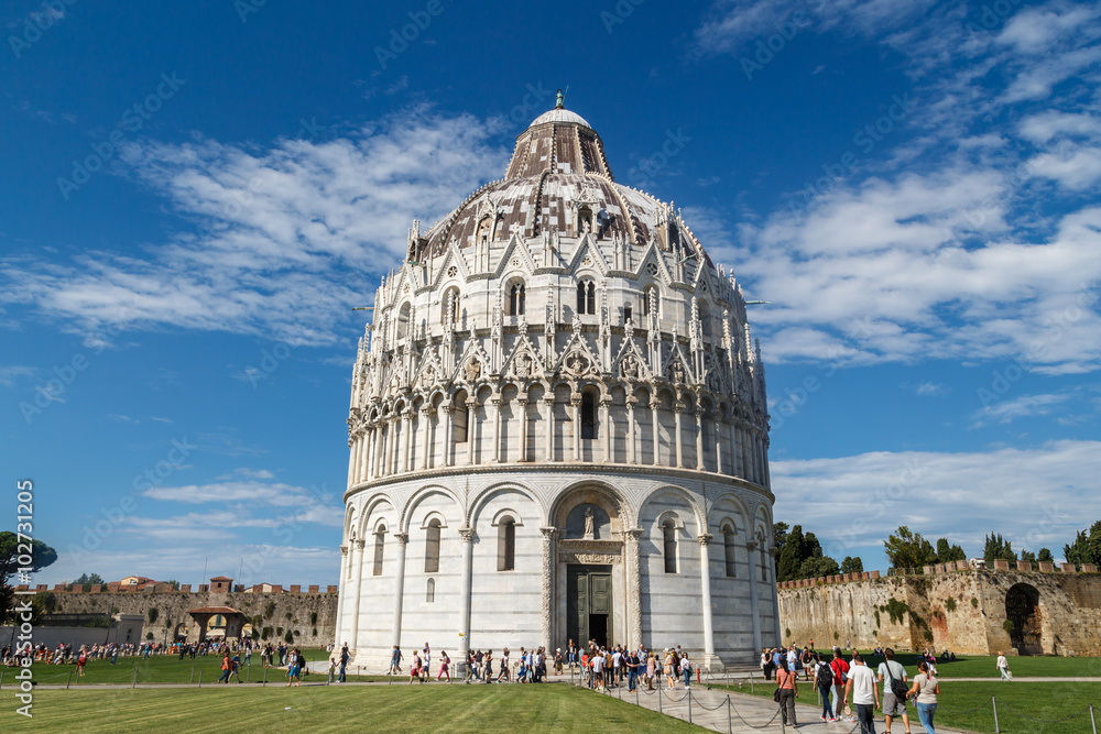Pisa Baptisery View
