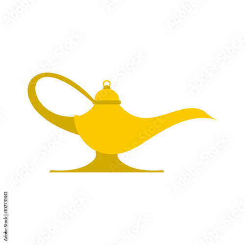 Middle east oil lamp flat