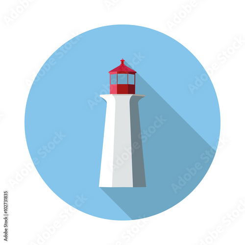 flat icon lighthouse