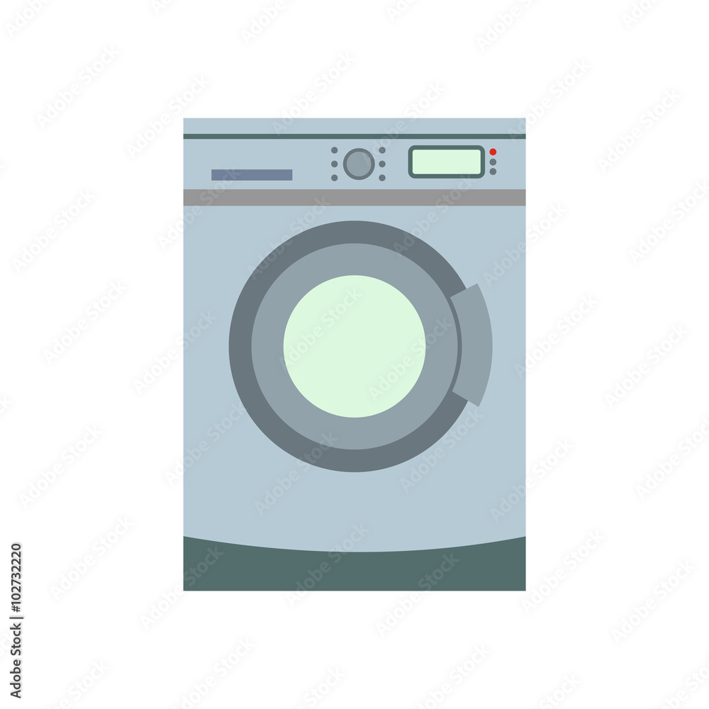Washer flat icon 