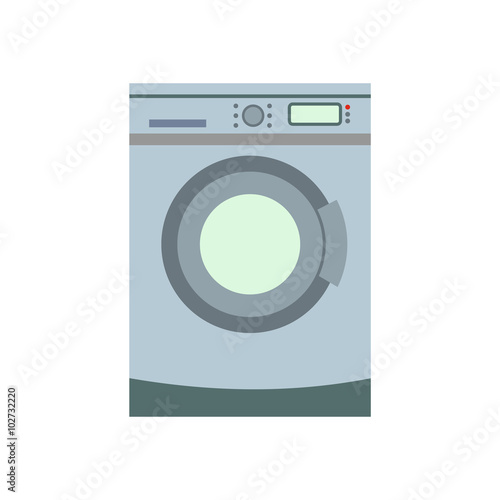 Washer flat icon 