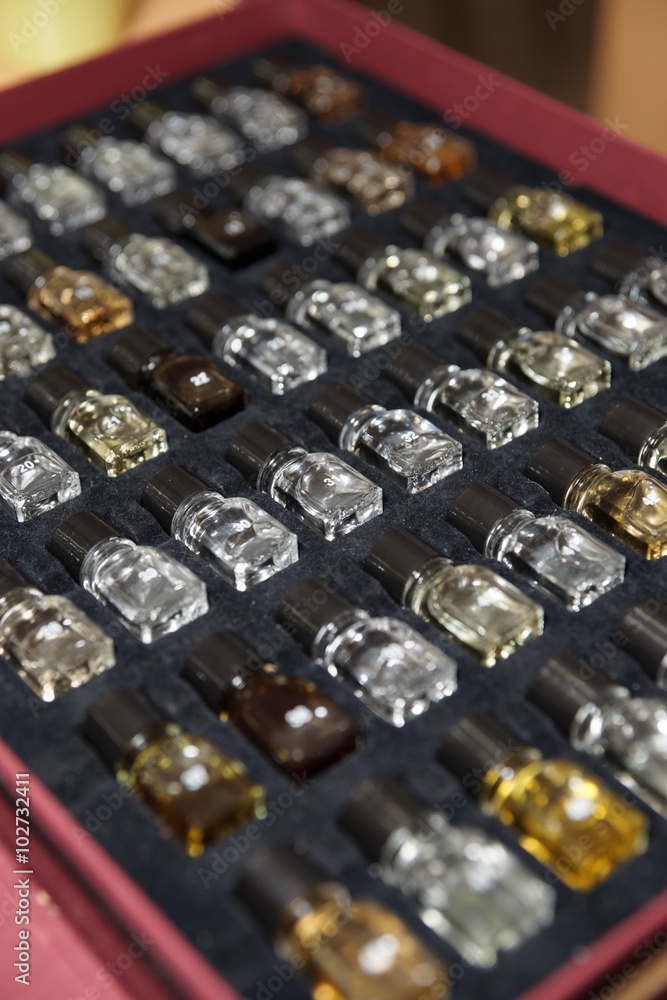 Set of pure chemically synthetized aromas