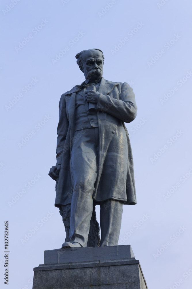 monument Ukrainian poet and writer Taras Shevchenko