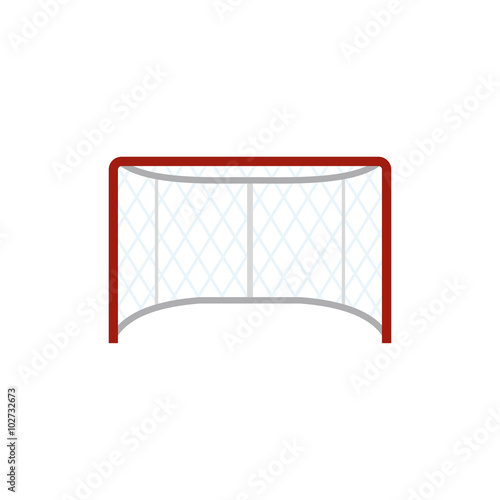 Hockey gates flat icon