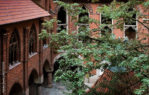 Obraz na płótnie Zamek krzyżacki w Malborku w salonie